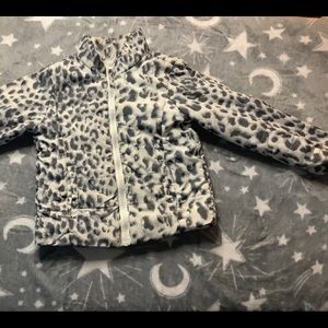 Grey and white Leopard jacket